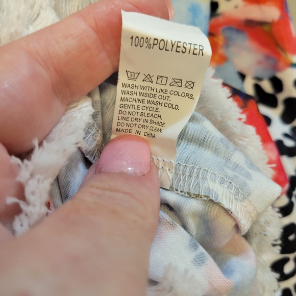 Floral and Leopard Print Ladies Sz XXL Tunic - Picture 5 of 6